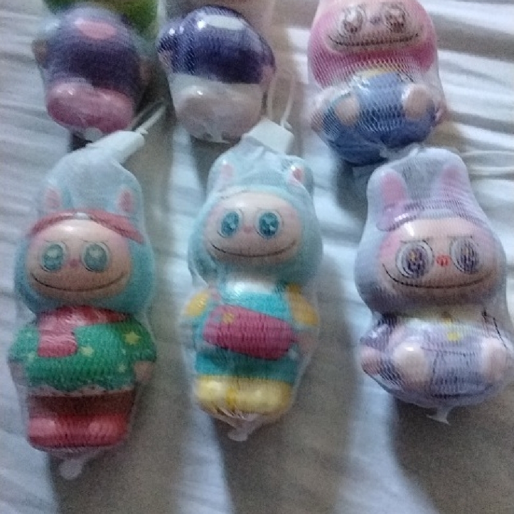 Labubu Colorful Animal Bath  SqueezeToy Set for Kids - Picture 3 of 5